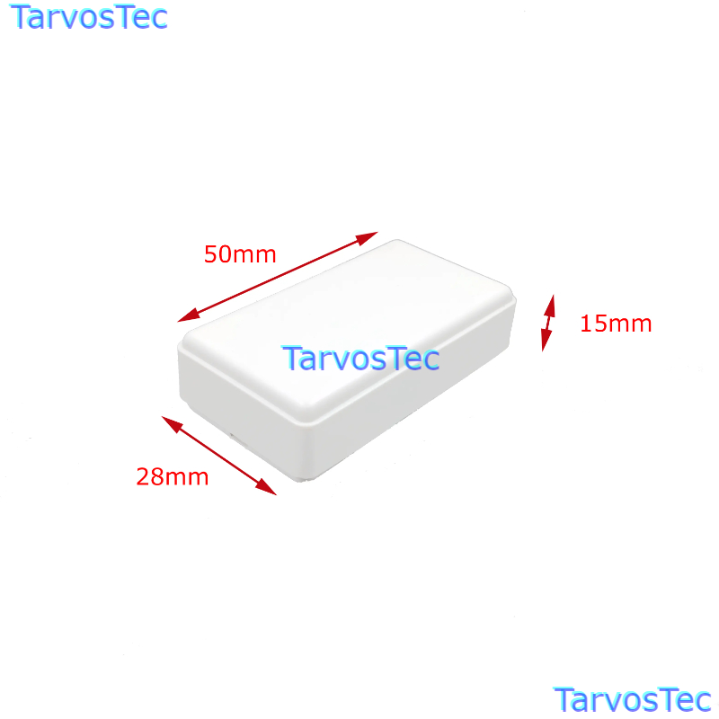 CAJA DE PLASTICO MARFIL 50x28x15mm