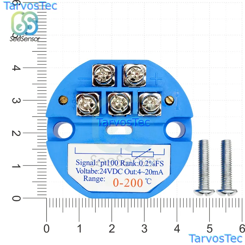 TRANSMISOR PT100 4 - 20MA (0-600°C)