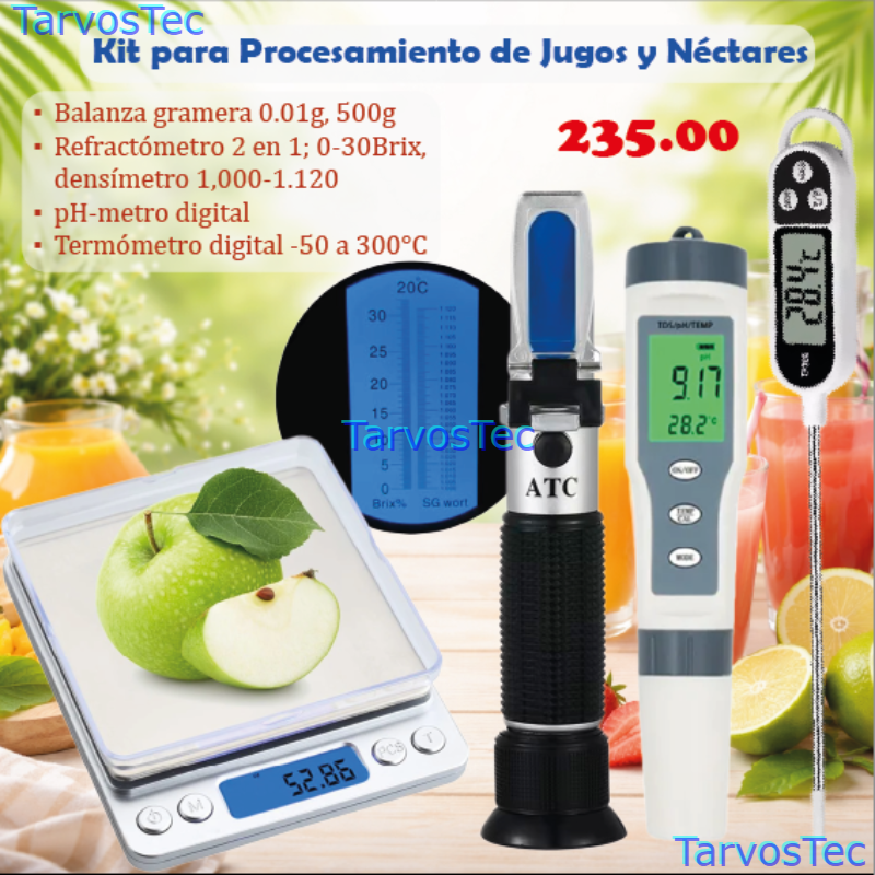 KIT PARA JUGOS Y NÉCTARES
